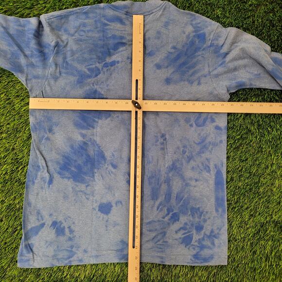 Vintage 80s Royals Bleached Shirt Women Large 20x25 Blue USA - Picture 3 of 13